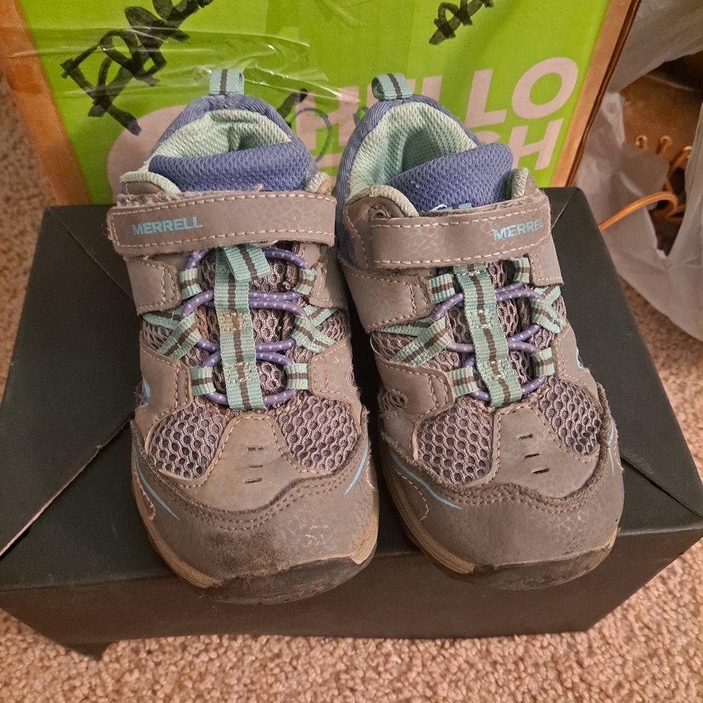 Merrell Kids' Gray & Purple Trail Shoes - TRAIL CHASER Unisex Copy